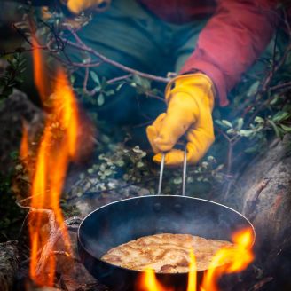 Kootamo Leather Gloves, Work, Bushcraft